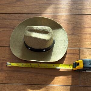 Tan Cowboy Hat with Star Band for Pet